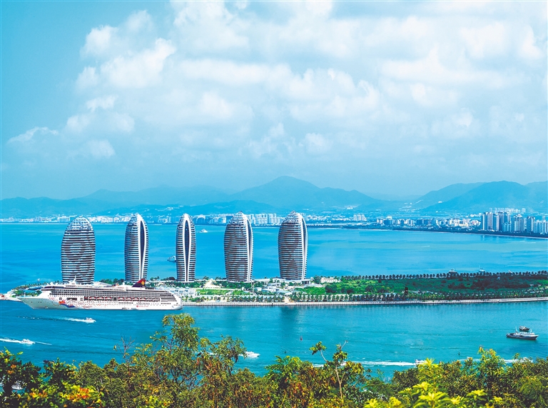 碧海蓝天，海南，梦想家园的海南颂歌